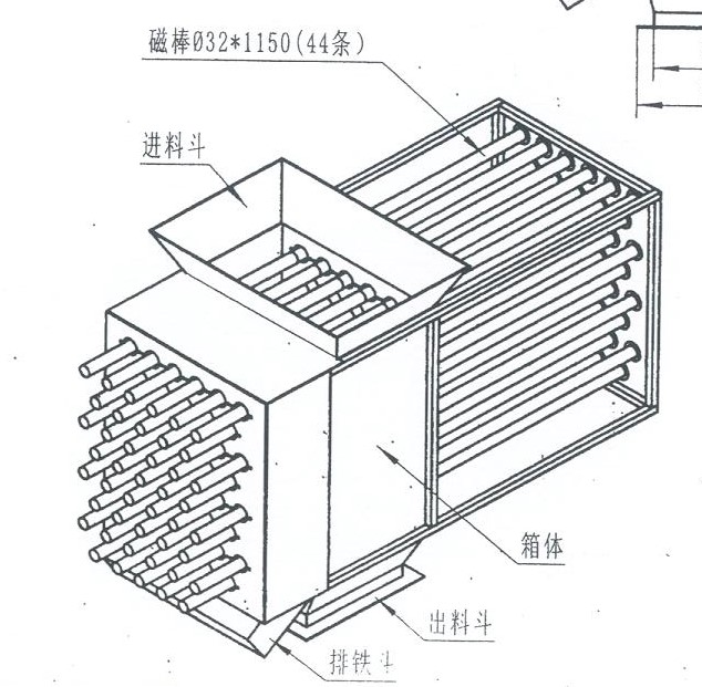抽屉式永磁磁棒箱(图2)